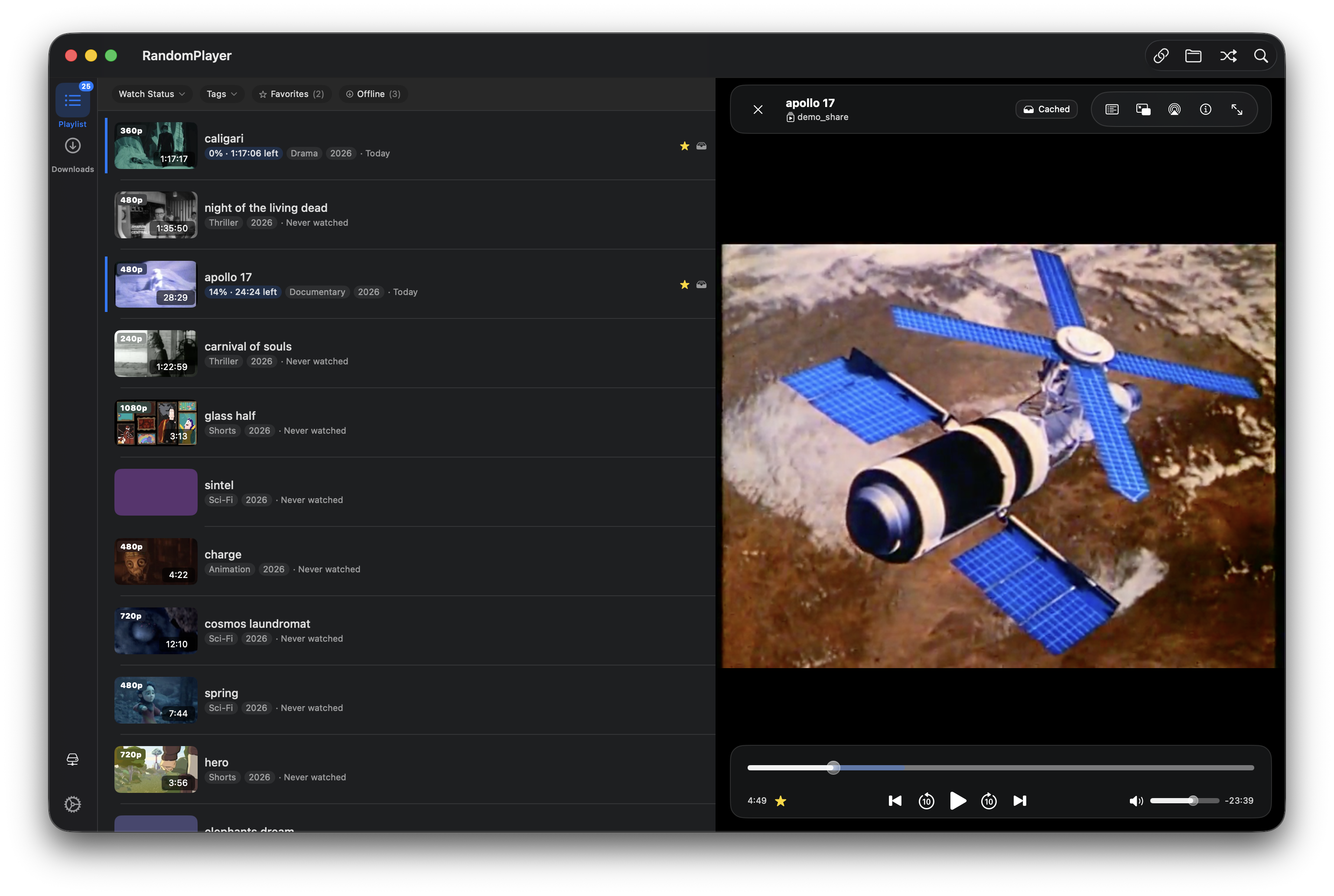 RandomPlayer on Mac